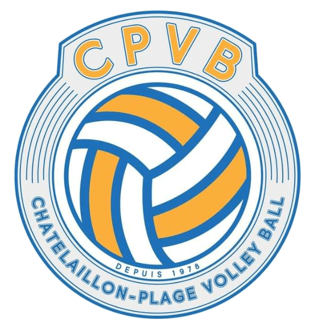 Logo club volley ball chatelaillon plage