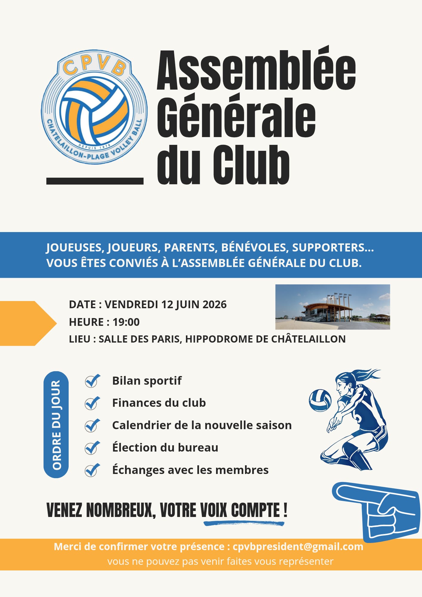Affiche de l'Assemblée Générale